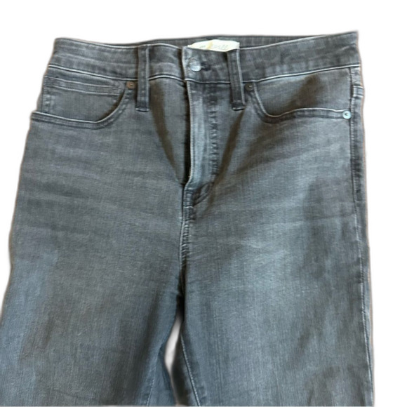 Madewell Black Curvy High Rise Skinny Distressed Jeans - Womens Size 28 - Picture 1 of 9
